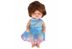Кукла-младенец в шаре DollyToy Пупс с расчёской, 11,5 см, цвет: ярко-голубой