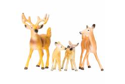 Набор фигурок животных серии Мир диких животных. Семья оленей (4 предмета)