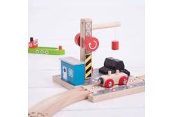 Деревянная игрушка Доки угольного канала, для расширения железной дороги