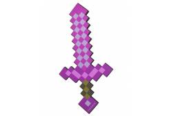 Меч пиксельный 8Бит Зачарованный, 45 см, цвет фиолетовый