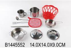 Набор металлической посуды Помогаю маме-3, 11 предметов
