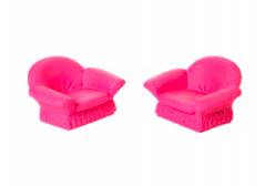 Кресла мягкие Зефир, цвет: розовый