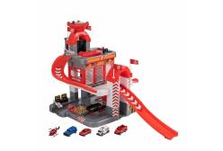 Игровой набор для детей Teamsterz Трехуровневая пожарная парковка с 5 машинками