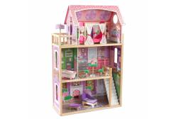 Кукольный дом Ава с мебелью, 10 элементов